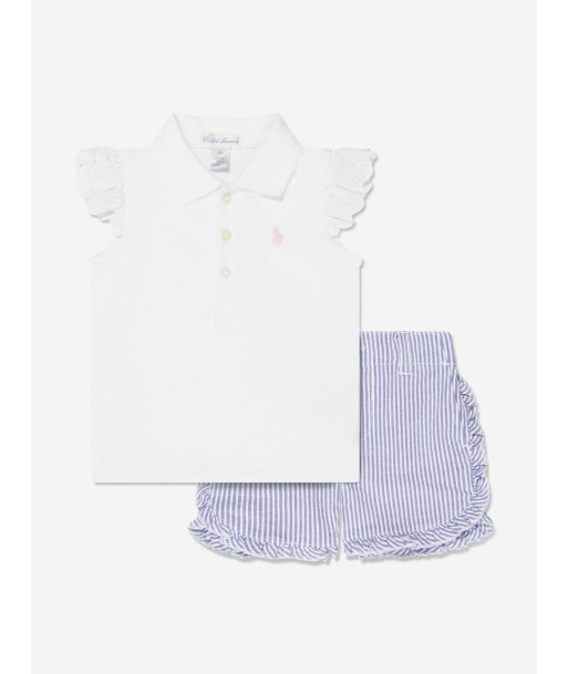 Ralph Lauren Baby Girls Short Set in Multicolour outlet