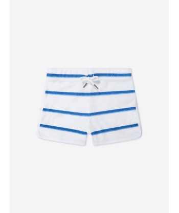 Ralph Lauren Boys Striped Short Set in Blue la chaussure