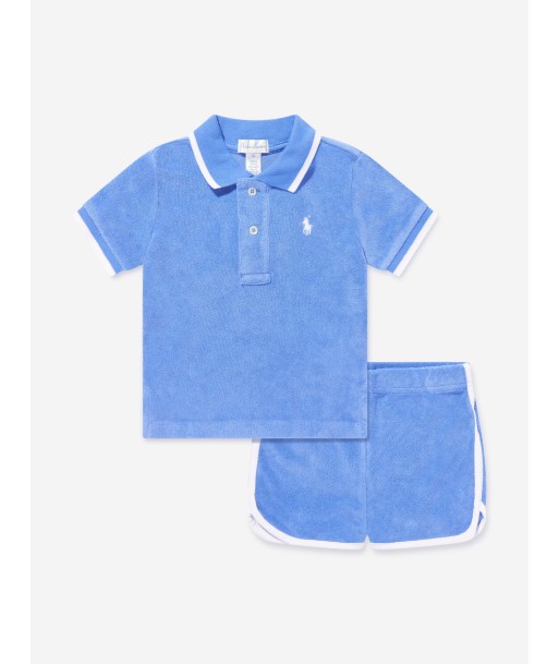 Ralph Lauren Baby Boys Short Set in Blue Livraison rapide