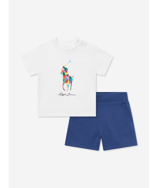 Ralph Lauren Baby Boys Short Set in Multicolour prix pour 