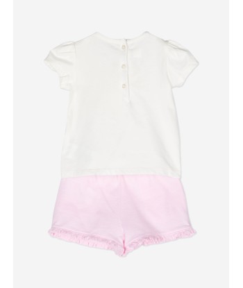 Ralph Lauren Baby Girls Bear Short Set in Pink le concept de la Pate a emporter 