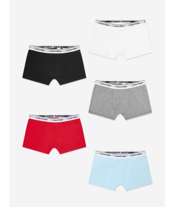 Calvin Klein Boys 5 Pack Boxer Shorts Set in Multicolour à prix réduit toute l'année