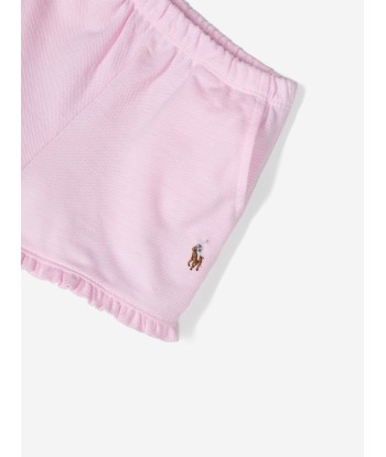 Ralph Lauren Baby Girls Bear Short Set in Pink le concept de la Pate a emporter 