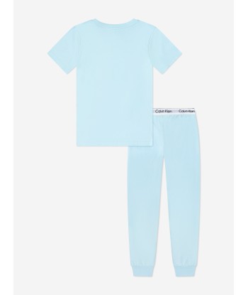 Calvin Klein Boys Pyjamas Set in Blue des créatures d'habitude