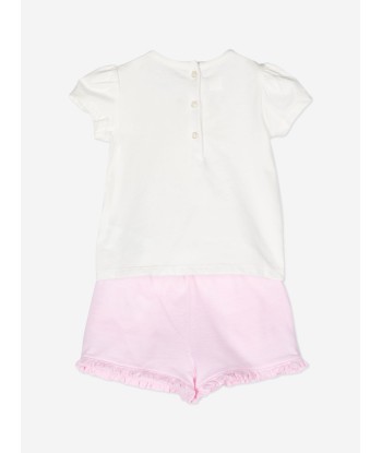 Ralph Lauren Baby Girls Bear Short Set in Pink le concept de la Pate a emporter 