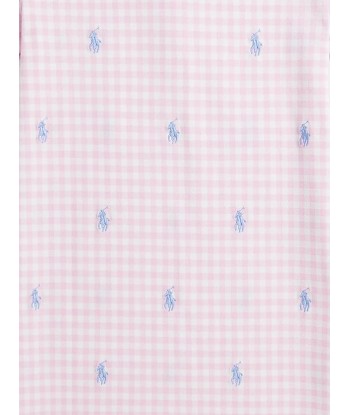 Ralph Lauren Girls Gingham Polo Dress in Pink prix pour 