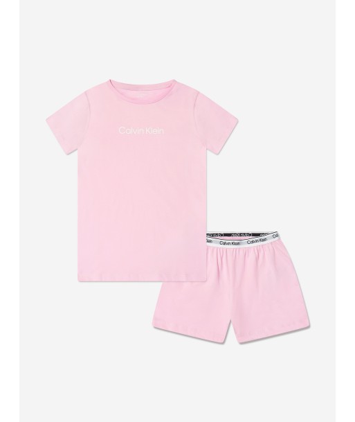 Calvin Klein Girls Short Pyjamas Set in Pink Amélioration de cerveau avec