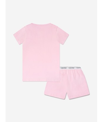 Calvin Klein Girls Short Pyjamas Set in Pink Amélioration de cerveau avec