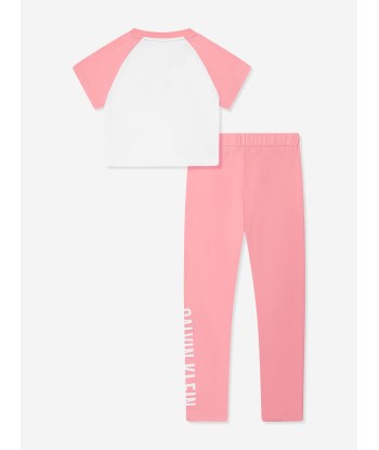 Calvin Klein Girls Pyjamas Set in Pink pas cher 