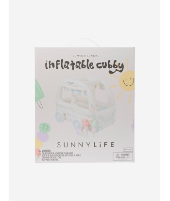 Sunnylife Kids Summer Sundae Inflatable Cubby in White (150cm) À commander