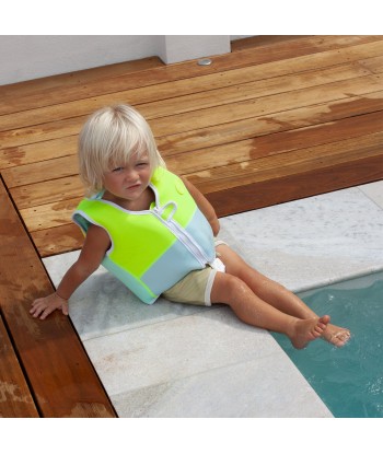 Sunnylife Kids Salty the Shark Swim Vest in Yellow (34cm) pas cheres