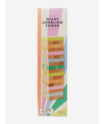 Sunnylife Kids Pool Side Giant Jumbling Tower in Multicolour (45cm) outlet