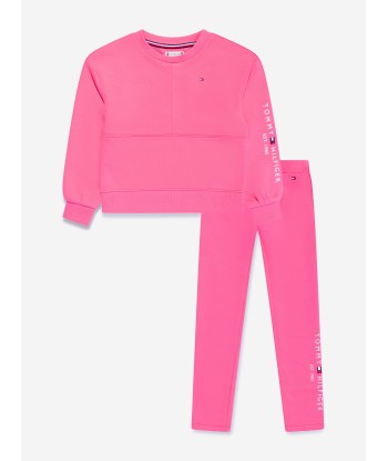 Tommy Hilfiger Girls Essential Leggings Set in Pink de votre