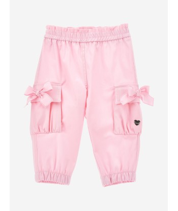 Monnalisa Baby Girls Cargo Pants in Pink du meilleur 