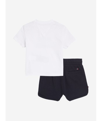 Tommy Hilfiger Baby Logo Short Set in Multicolour commande en ligne