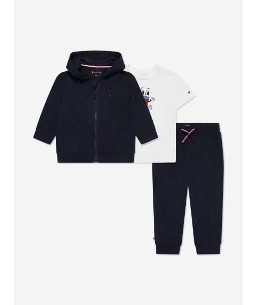 Tommy Hilfiger Baby Boys Flag Tracksuit Gift Set in Navy En savoir plus