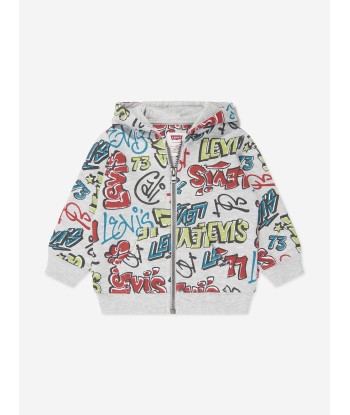 Levi's Baby Graffiti Tag Denim Set in Grey en ligne des produits 