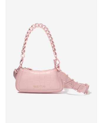 Valentino Girls Surrey Shoulder Bag in Pink (31.9cm) brillant des détails fins