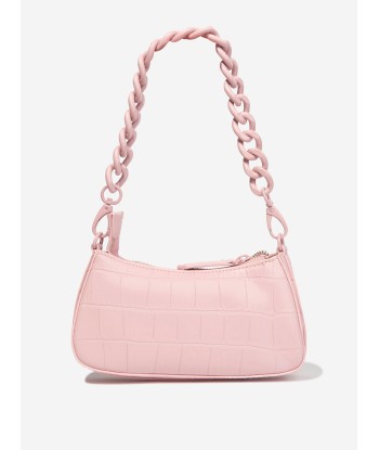 Valentino Girls Surrey Shoulder Bag in Pink (31.9cm) brillant des détails fins