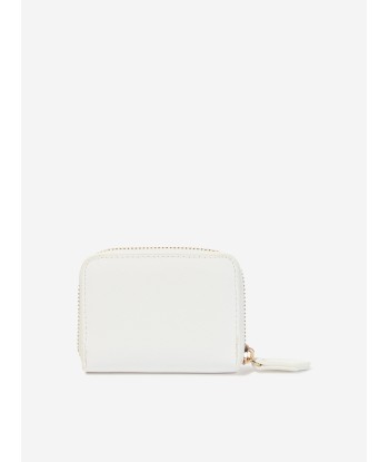 Valentino Girls Divina Zip Around Wallet in White (10.9cm) Profitez des Offres !