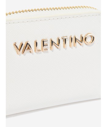 Valentino Girls Divina Zip Around Wallet in White (10.9cm) Profitez des Offres !