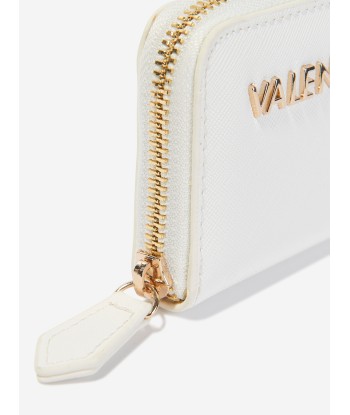 Valentino Girls Divina Zip Around Wallet in White (10.9cm) Profitez des Offres !