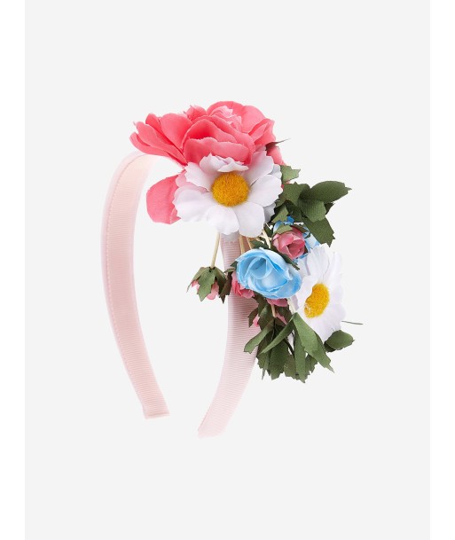 Monnalisa Girls Flower Headband in Multicolour 2 - 3 jours ouvrés.