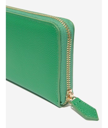 Valentino Girls Divina Zip Around Wallet in Green (18.9cm) hantent personnes