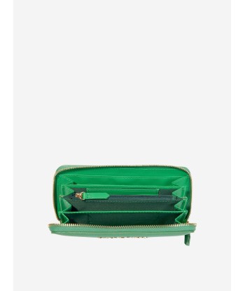 Valentino Girls Divina Zip Around Wallet in Green (18.9cm) hantent personnes