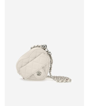 Monnalisa Girls Heart Crossbody Bag in Ivory (23cm) Dans la société mordern