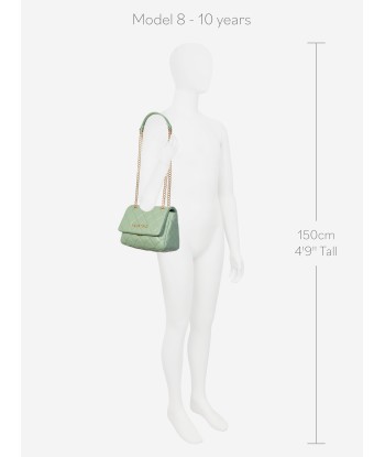 Valentino Girls Ocarina Crossbody Bag in Green (40.9cm) le des métaux précieux