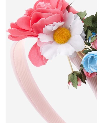 Monnalisa Girls Flower Headband in Multicolour 2 - 3 jours ouvrés.