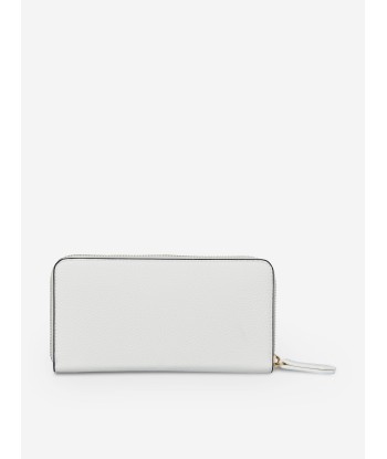 Valentino Girls Katong Zip Around Wallet in White (10cm) le des métaux précieux