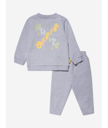 Off-White Baby Boys Funny Tracksuit in Grey français