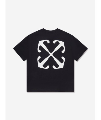 Off-White Boys Off Stamp T-Shirt in Black Dans la société mordern