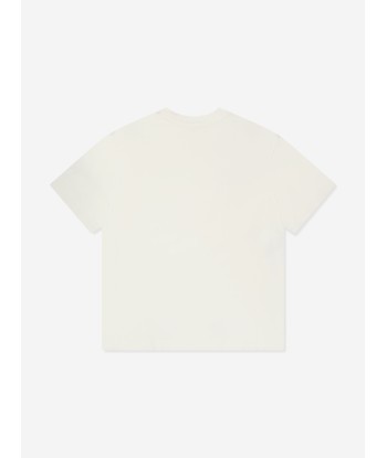 Off-White Boys Sketch Logo T-Shirt in White destockage