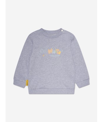 Off-White Baby Boys Funny Tracksuit in Grey français