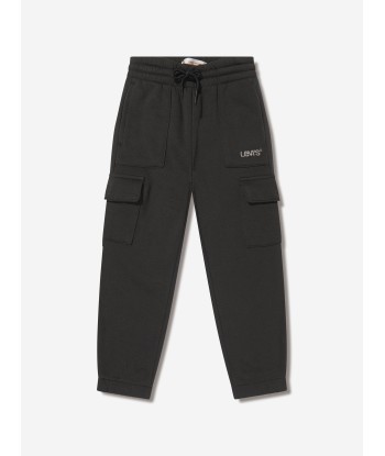 Levi's Wear Boys Utility Cargo Joggers in Black hantent personnes