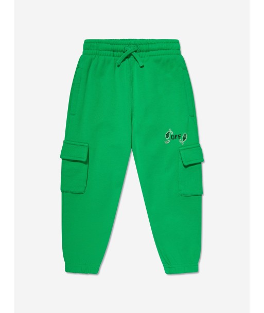 Off-White Kids Bandana Joggers in Green pour bénéficier 