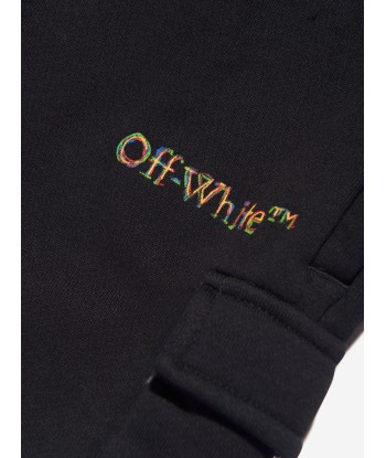 Off-White Boys Logo Stretch Shorts in Black À commander