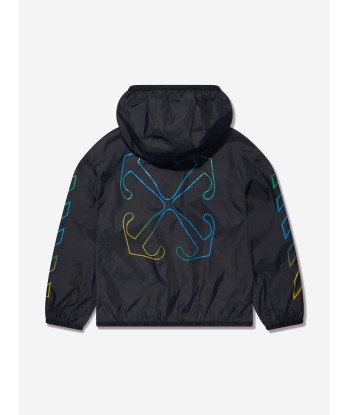 Off-White Kids Arrow Rainbow Windbreaker in Black Vous souhaitez 