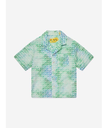 Off-White Boys Off Stamp Shirt in Multicolour online