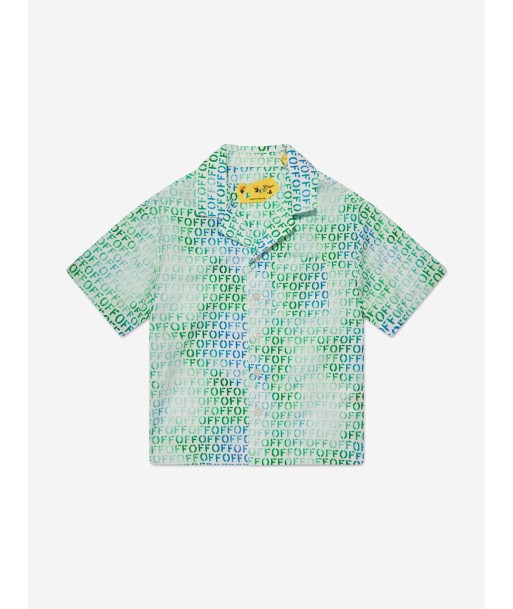 Off-White Boys Off Stamp Shirt in Multicolour online