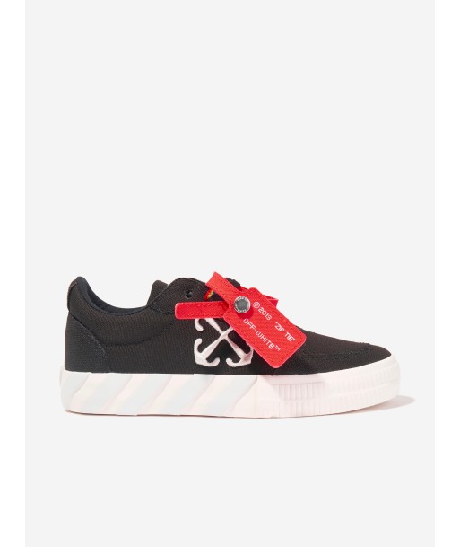 Off-White Kids Vulcanised Lace Up Trainers in Black l'évolution des habitudes 