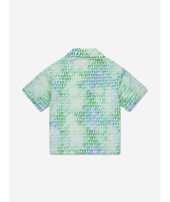 Off-White Boys Off Stamp Shirt in Multicolour online