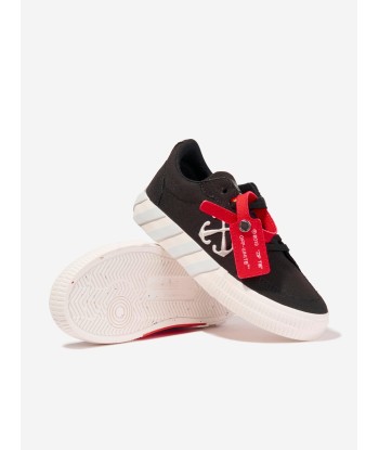 Off-White Kids Vulcanised Lace Up Trainers in Black l'évolution des habitudes 