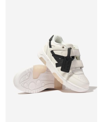 Off-White Kids Leather Out Of Office Straps Trainers in White prix pour 