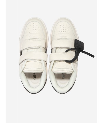 Off-White Kids Leather Out Of Office Straps Trainers in White prix pour 