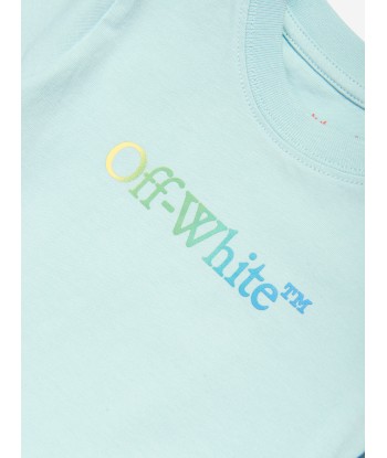 Off-White Baby Boys Arrow Rainbow T-Shirt in Blue des créatures d'habitude