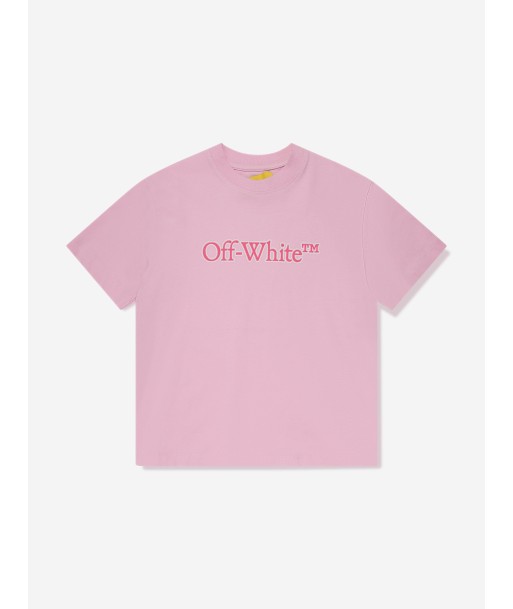 Off-White Girls Big Bookish T-Shirt in Purple la livraison gratuite